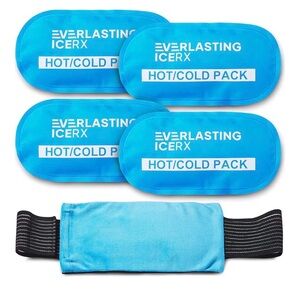 Reusable Hot and Cold Gel Ice Pack Wrap (4pcs) | Headache Migraine Joint Pain